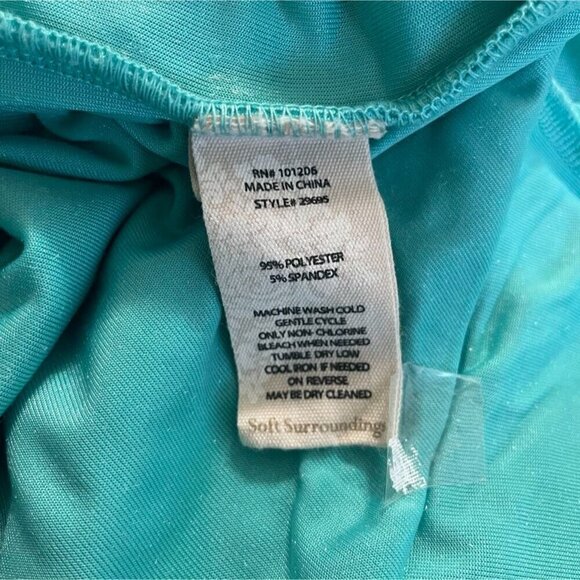 Soft Surroundings Size Medium Velvet Top Blouse Button Down - Picture 6 of 6